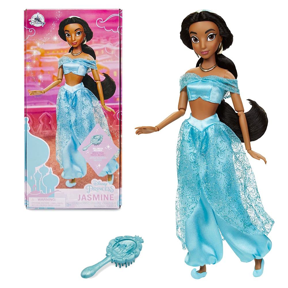 Disney Store Jasmine doll in deluxe costume sparks imaginative play
