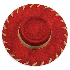 Disney Store Jessie hat featuring golden sash for secure, stylish pretend play.