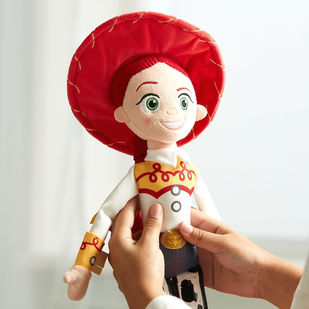 Disney Store Jessie plush denim jeans replicate her iconic outfit for dressing and storytelling