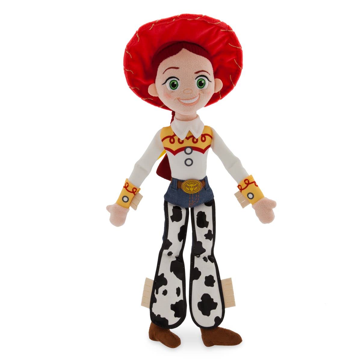 Disney Store Jessie plush face detail with embroidered eyes for a cuddly, lifelike look
