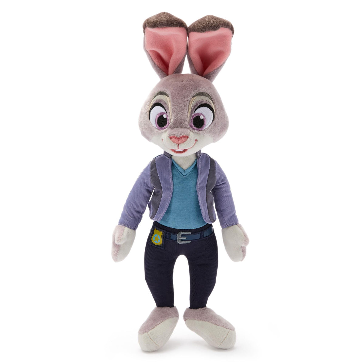 Disney Store Judy Hopps plush 16-inch front view for cuddling and display