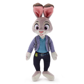 Disney Store Judy Hopps plush 16-inch front view for cuddling and display