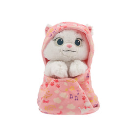 Disney Store Marie plush with blanket pouch provides cozy snuggles and easy storage