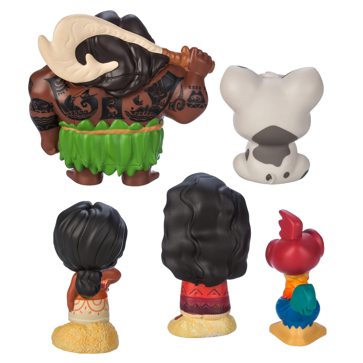 Disney Store Moana bath toy strainer lid for easy draining and cleanup.
