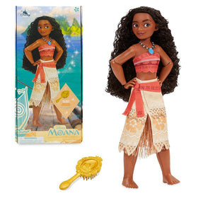 Disney Store Moana doll in classic outfit for imaginative storytelling