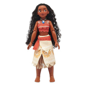 Disney Store Moana doll hair brush included for styling sessions