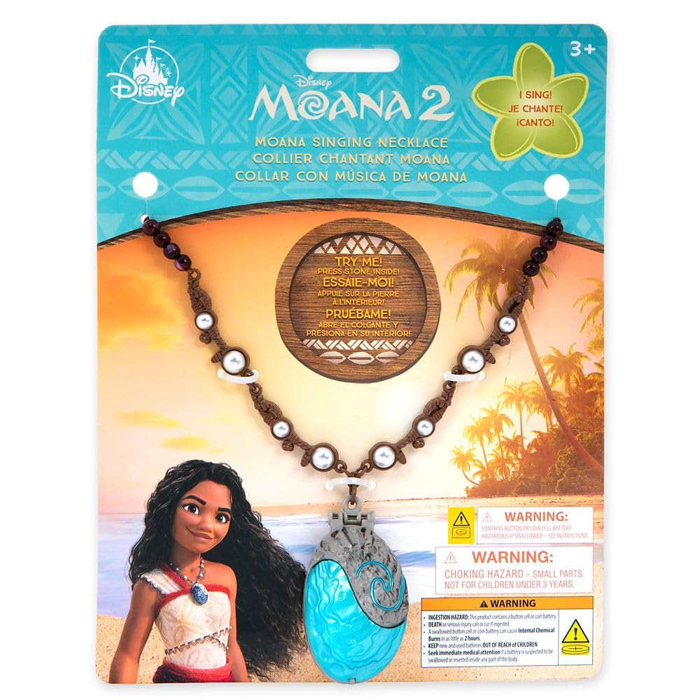 Disney Store Moana dress-up necklace for girls, a favorite costume accessory.