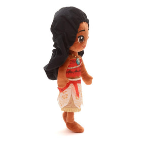 Moana plush doll embroidered features for safe, durable detailing