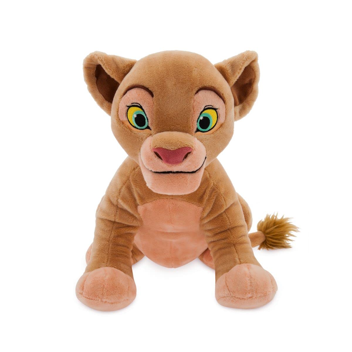 Disney Store Nala plush face detail with embroidered eyes for expressive play