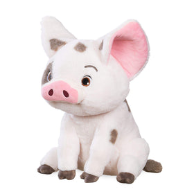 Disney Store Pua plush medium 13 inches, ideal cuddle companion for children.