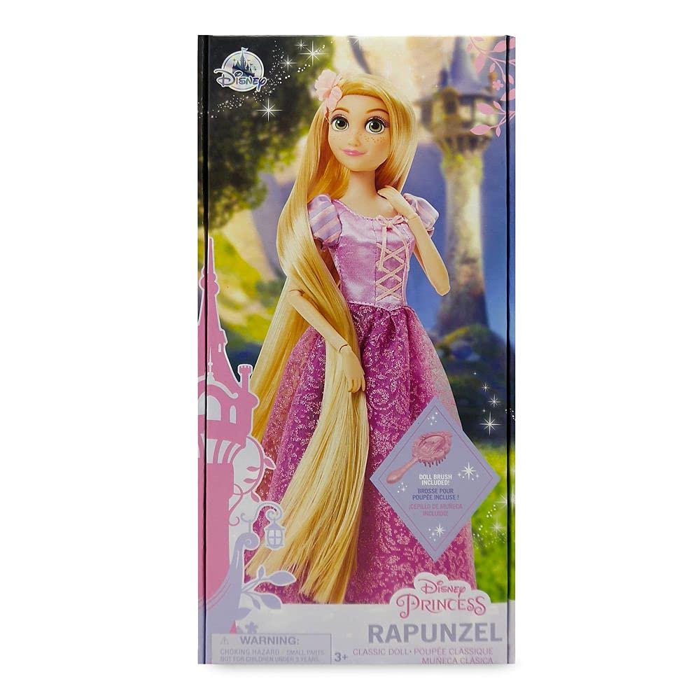 Disney Store Rapunzel packaging box helps with safe storage and display.