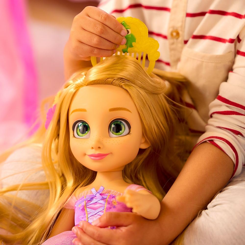 Disney Store Rapunzel floral hair decor adds whimsical detail