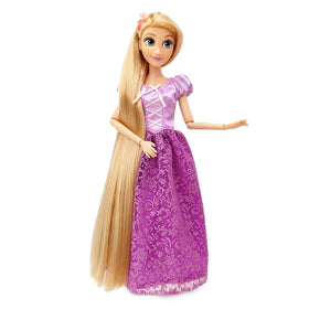 Disney Store Rapunzel fully posable joints enabling dynamic poses.