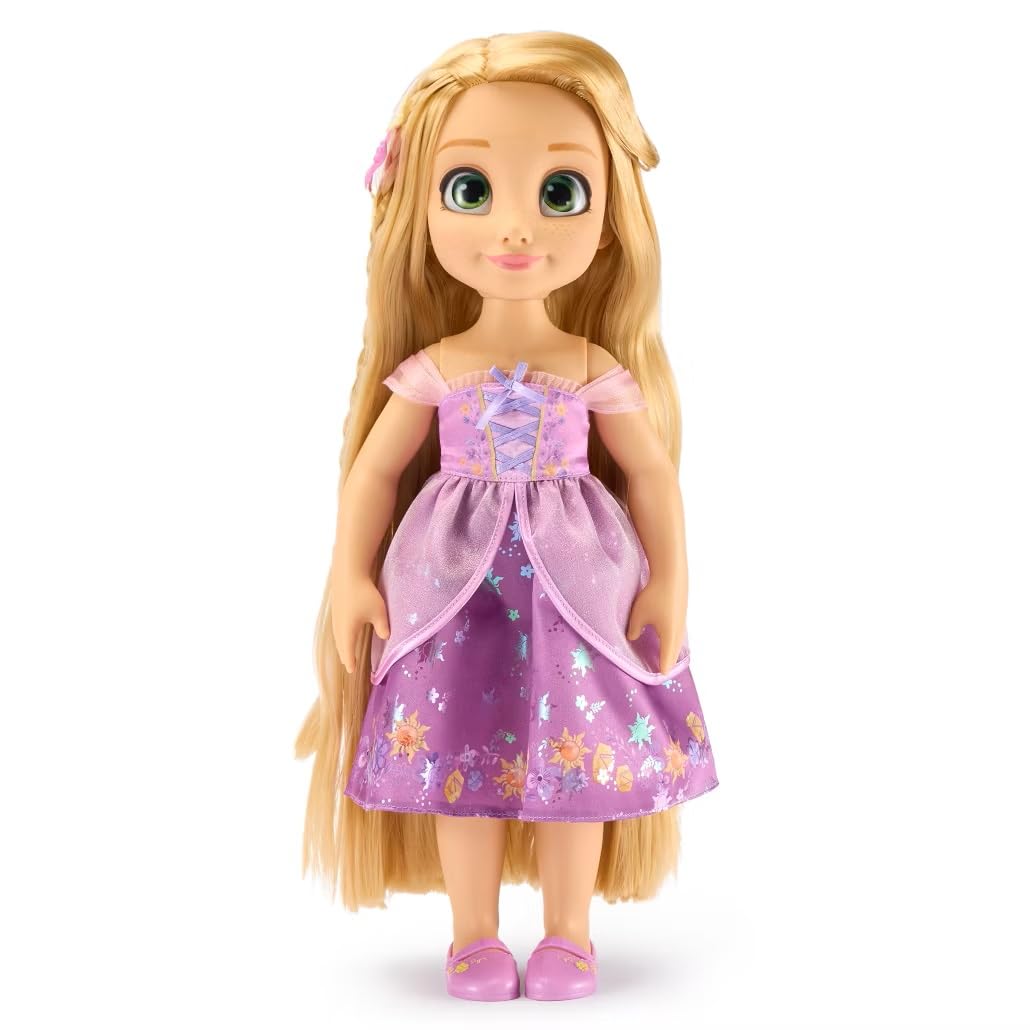 Disney Store Rapunzel doll in open box display perfect for gifting and showcasing to fans