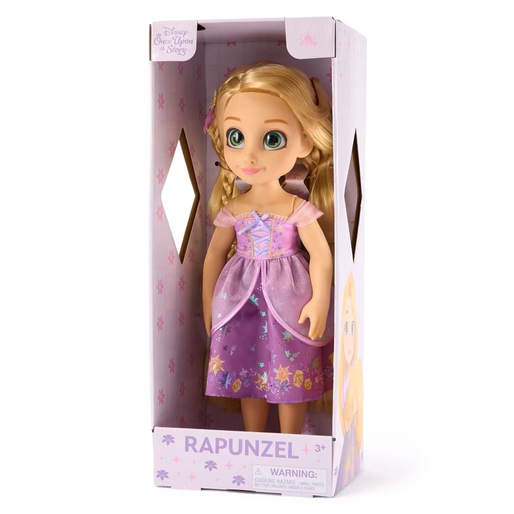 Disney Store Rapunzel open display packaging makes a ready-to-gift feature