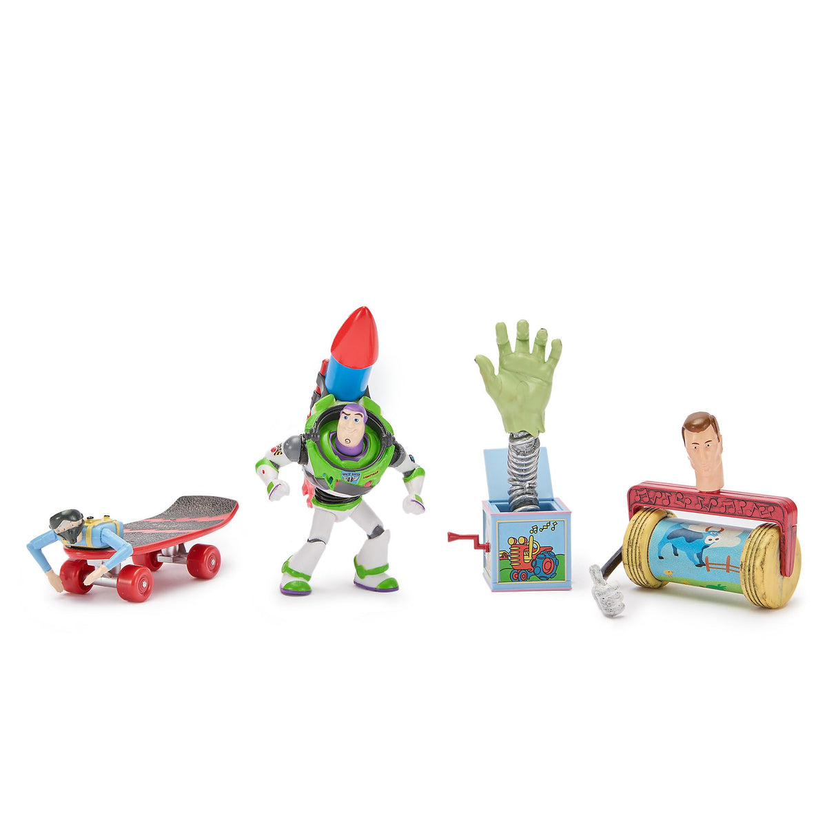 Disney Store Sid's Room Rockmobile figure—dynamic display capturing eerie craftsmanship.