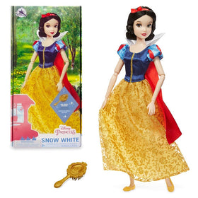 Disney Store Snow White doll in deluxe costume ideal for imaginative storytelling.
