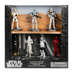 Disney Store Stormtrooper Imperial Sandtrooper figure perfect for display shelves.