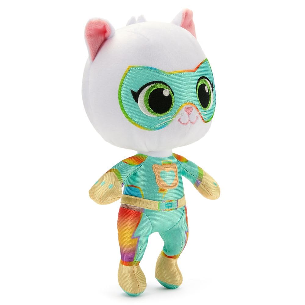 Disney Store Bitsy plush in Su-Purr Charged form for dynamic superhero play.