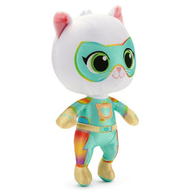 Disney Store Bitsy plush in Su-Purr Charged form for dynamic superhero play.