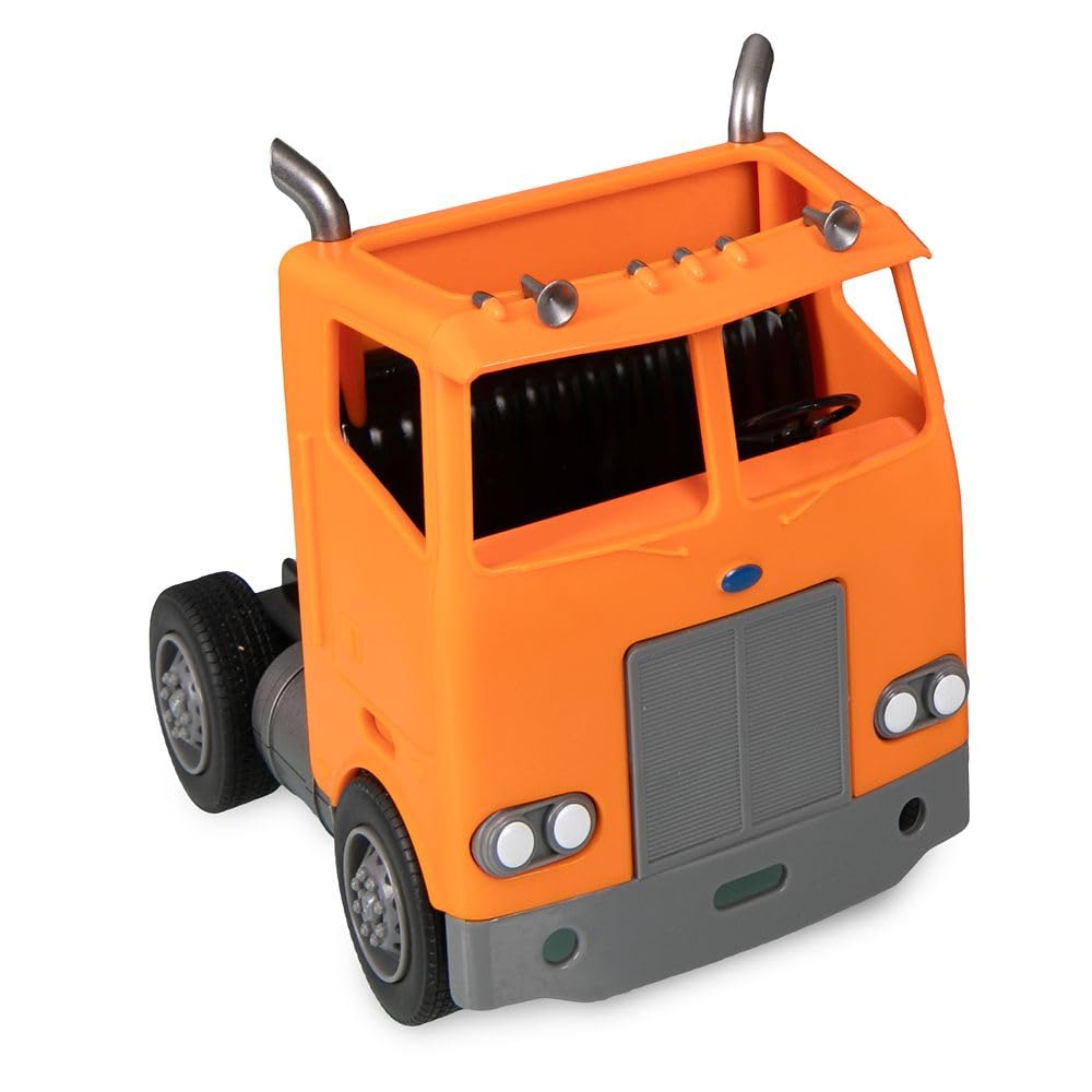 Truck with rolling wheels ready for action