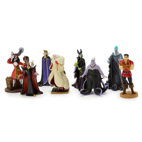 Disney Store Villains Evil Queen figure on display; ideal for party decor and imaginative play.