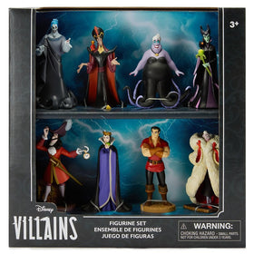 Disney Store Villains Jafar figure with Iago; dramatic display and storytelling prop.