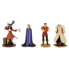 Disney Store Villains Maleficent figure with Raven; dramatic centerpiece for fantasy-themed parties.