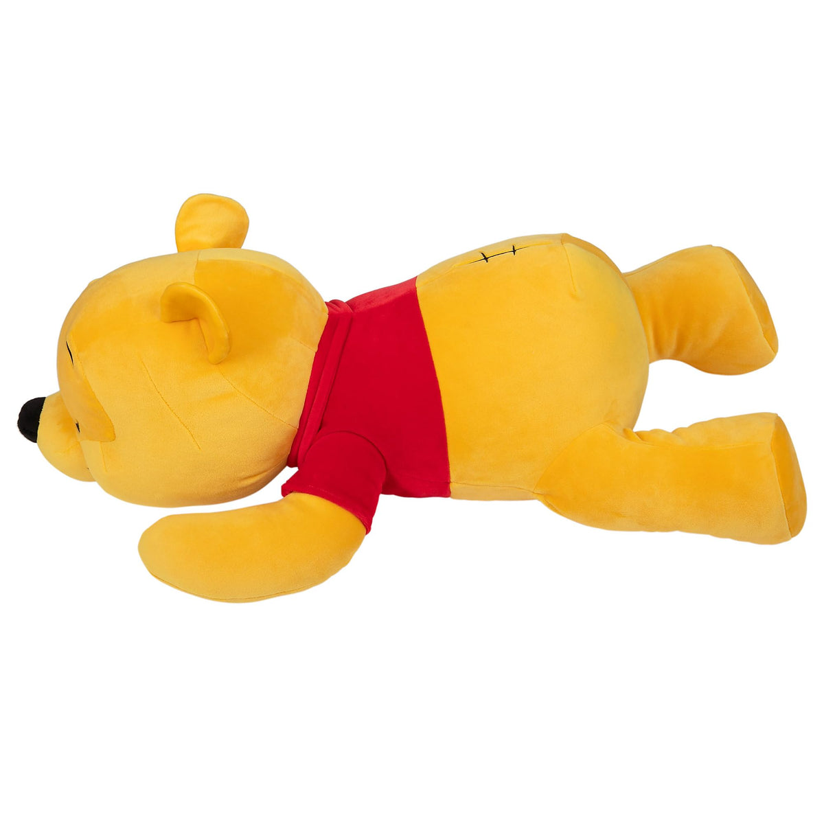 Disney Store Winnie the Pooh plush designed to sit flat for easy display
