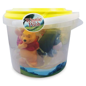 Disney Store Winnie the Pooh storage bucket with pour spout for cleanup