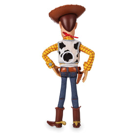 Disney Store Woody interactive figure plays well with other figures.