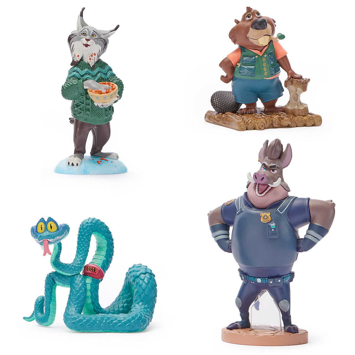 Disney Store Zootopia 2 double-tier box enhances display with scenic backgrounds