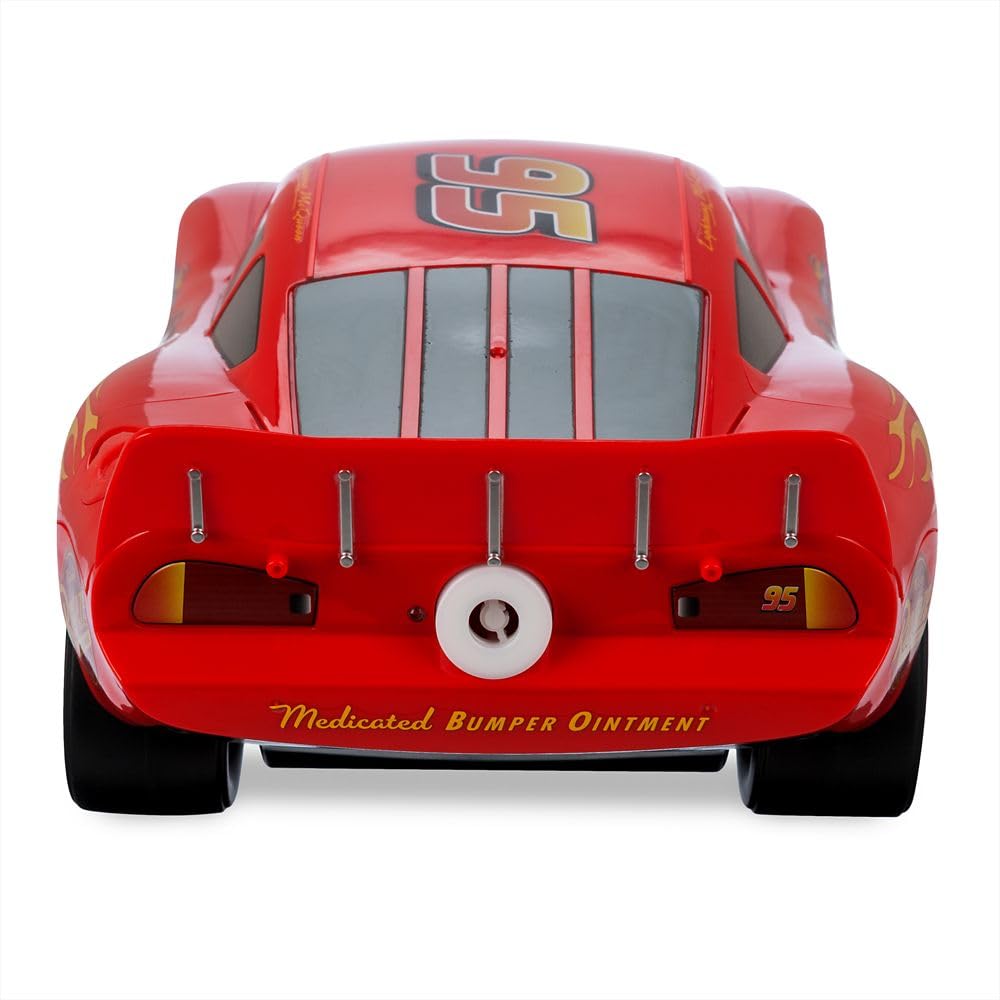 Disney Store Lightning McQueen bubble fluid refill for extended bubble play sessions.