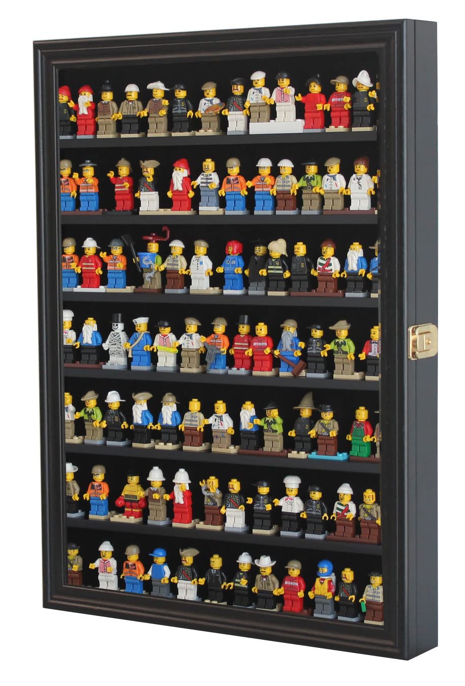 DisplayGifts capacity of 80 minifigures keeps collection organized.