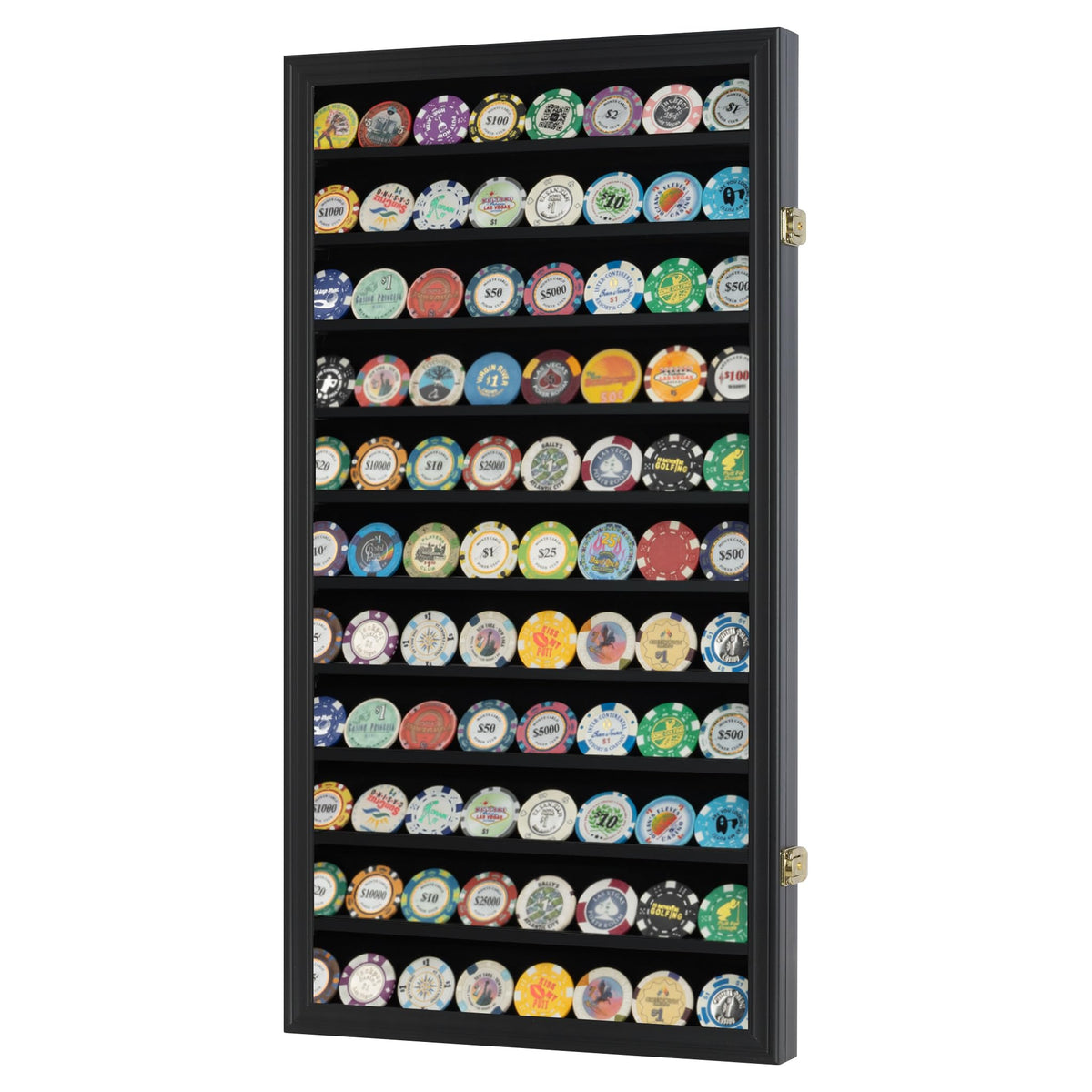 DisplayGifts grooves secure coins and prevent slides for neat presentation.