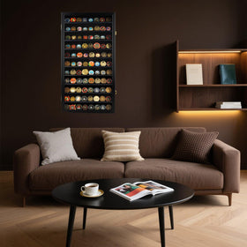 DisplayGifts wall-mount setup saves shelf space while highlighting your collection.