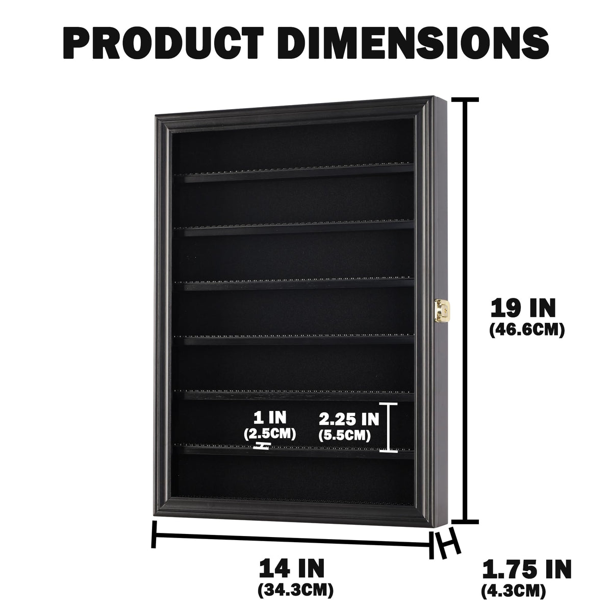 DisplayGifts one-piece construction simplifies setup and reduces clutter.