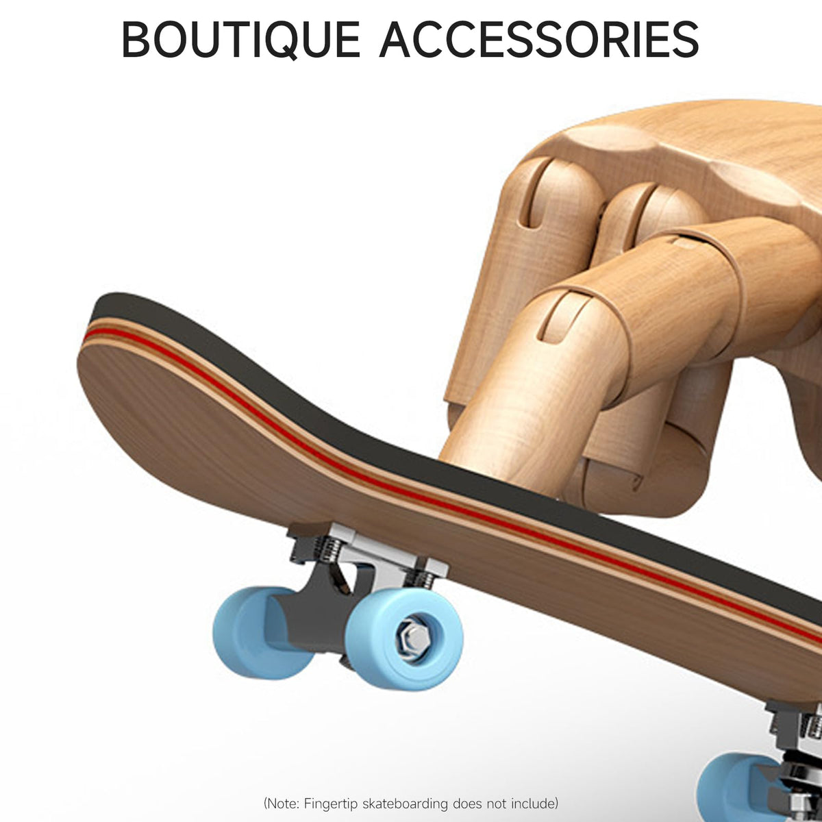 DisplayMore pre-drilled holes simplify mounting and customization of your fingerboard.