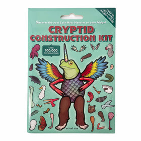 Dissent Pins Cryptid Kit contents with 90 magnetic parts for endless creature creation at home