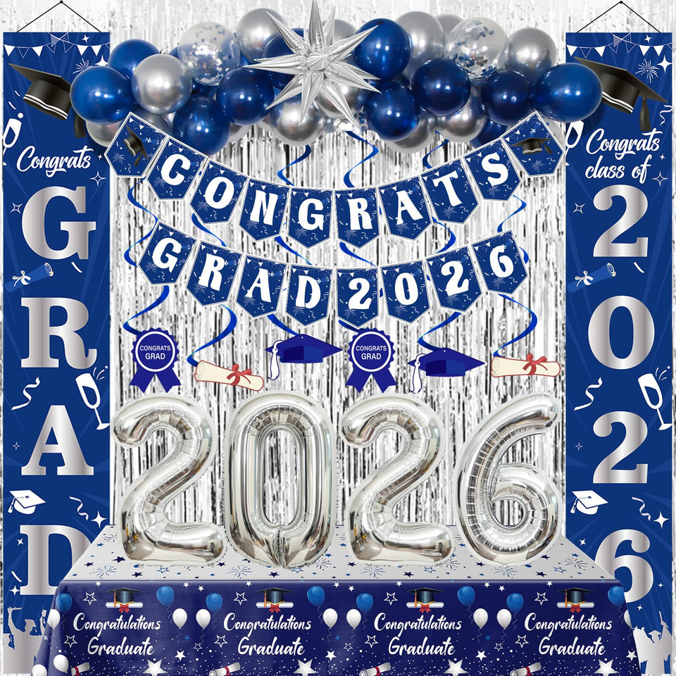 Distasio Class of 2026 banner creates a bold graduation backdrop for photos.