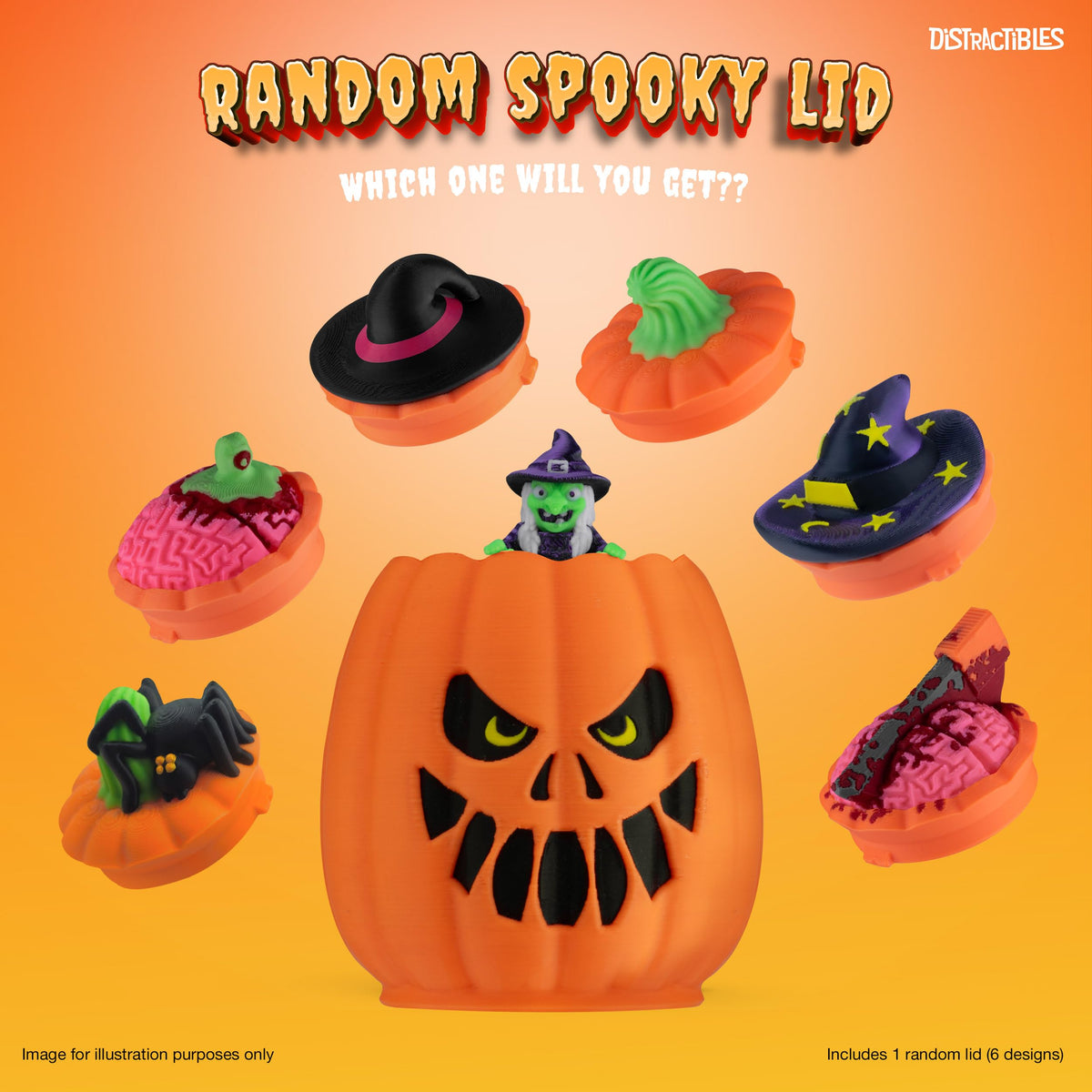 Ghost figure from Distractibles Spooky Mystery Box enhances desk decor and storytelling.