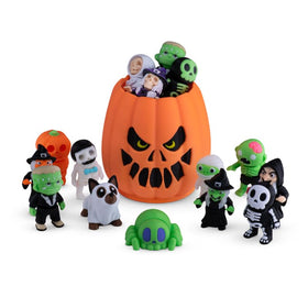 Distractibles Spooky Mystery Box figures in assorted poses for desk fidgeting fun.