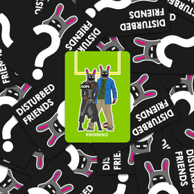 Disturbed Friends group laughing during a high energy game