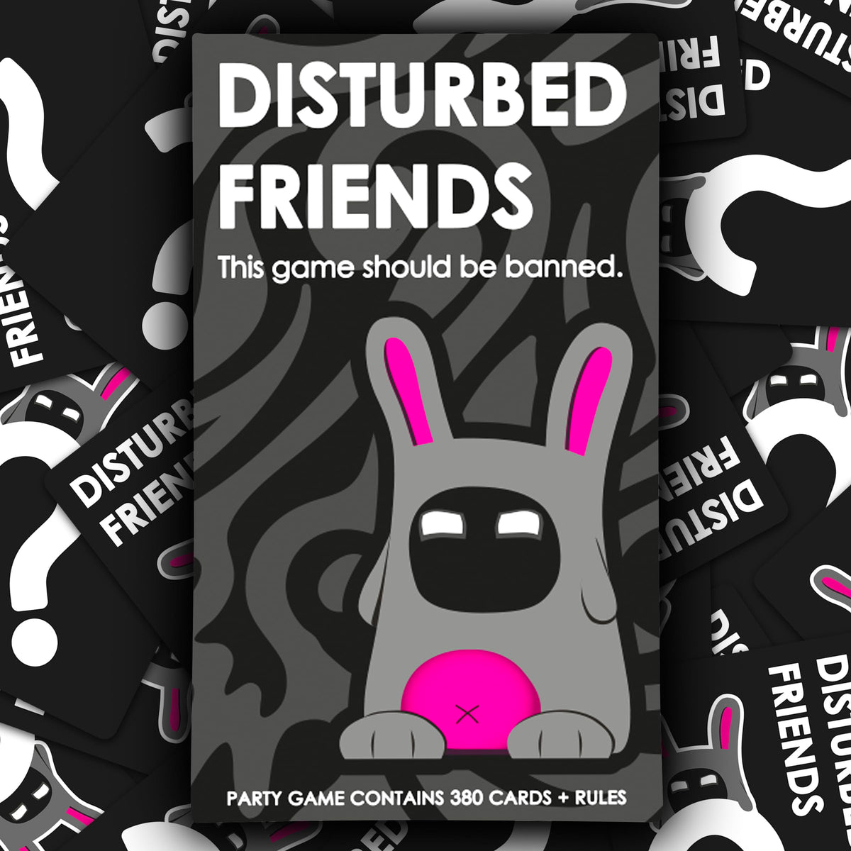 Disturbed Friends player reads a question to start a round
