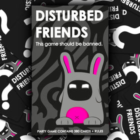 Disturbed Friends player reads a question to start a round