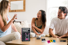 Disturbed Friends question cards spread out for bold conversations