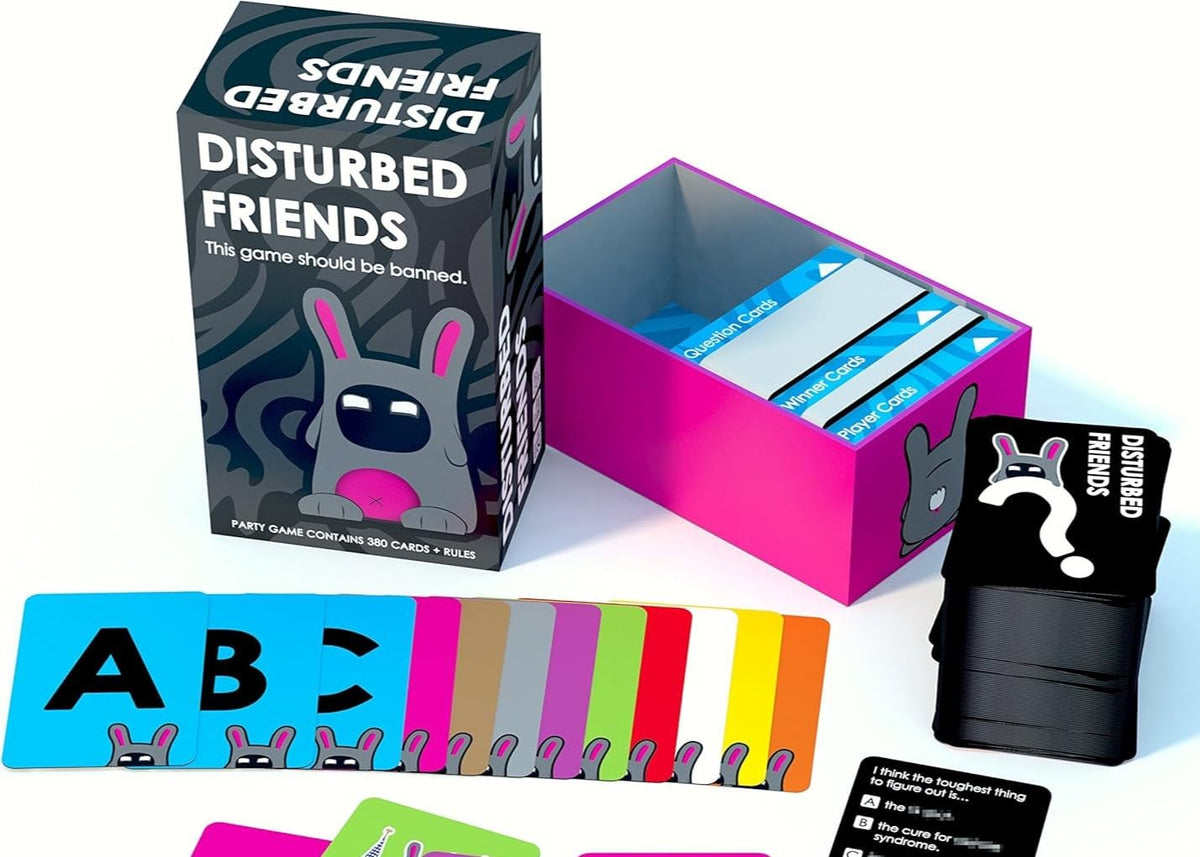 Disturbed Friends score cards tracking wins and bragging rights