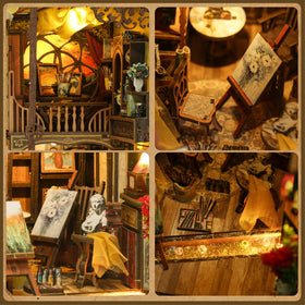 Ditila Adult DIY Miniature House with wood puzzle for hands-on creativity