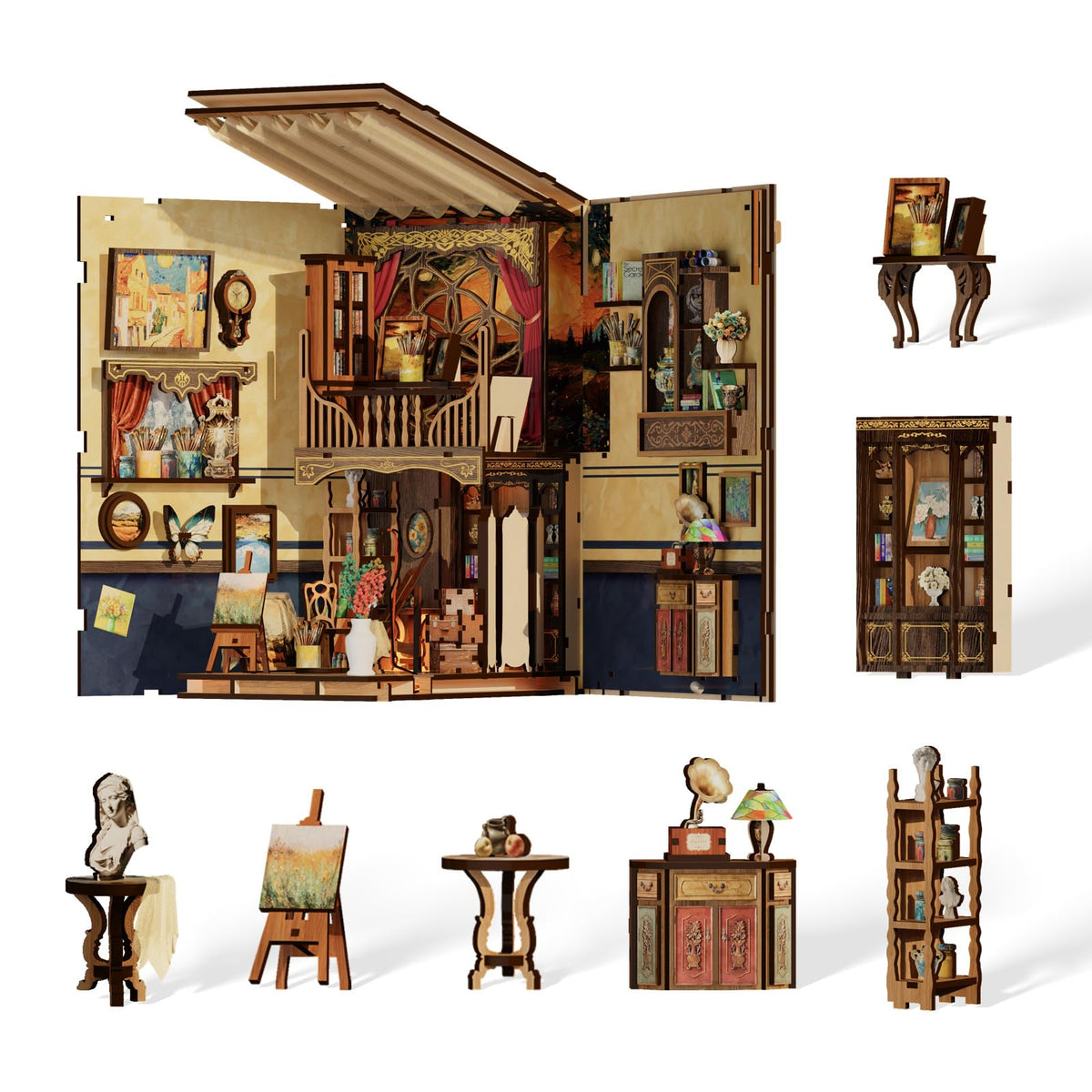 Ditila Detailed diorama suitable for desk or bookshelf display