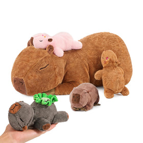 Ditucu capybara mommy 16.5 inch plush, cozy cuddle companion for kids